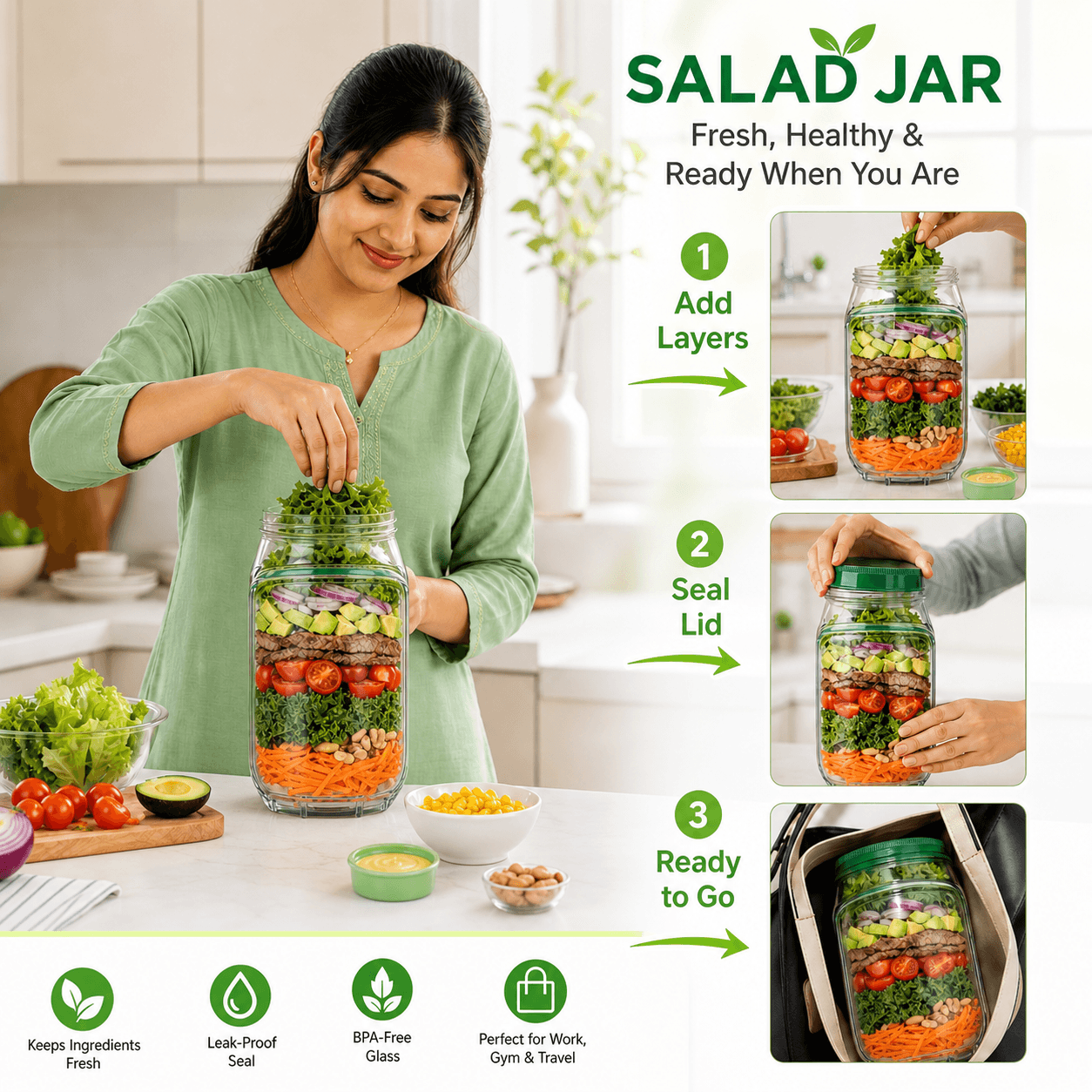 Salad Jar